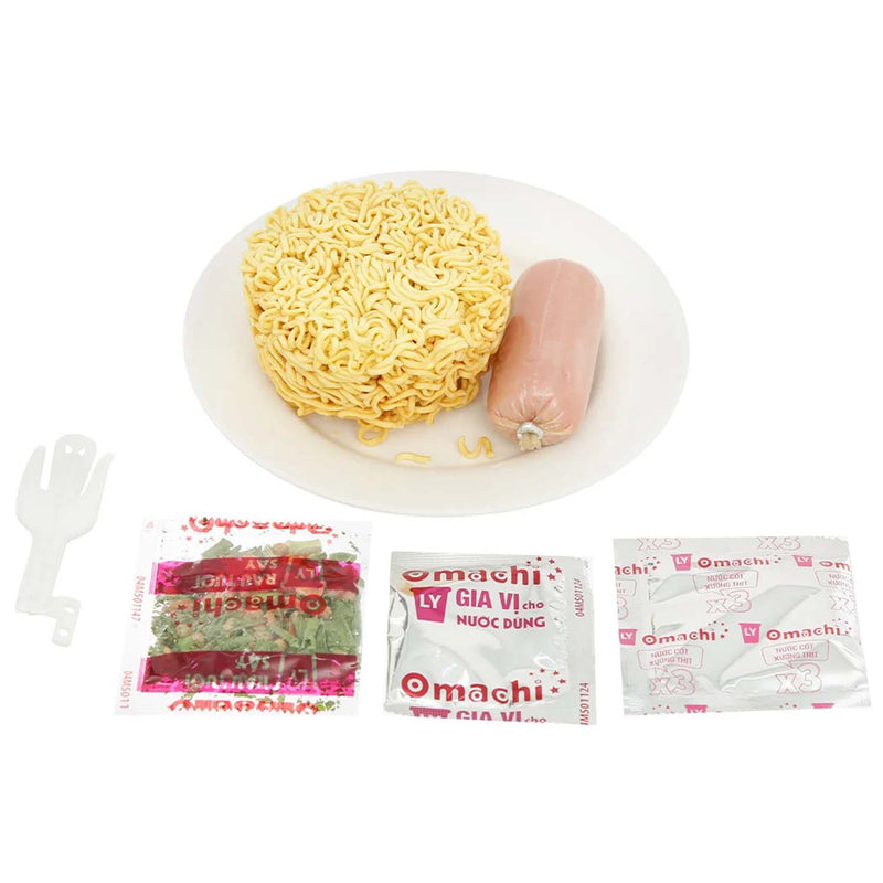 Omachi Pork Flavour with Real Sausage Cup (Mi Ly Suon Ham Ngu Qua Thit That)  116g